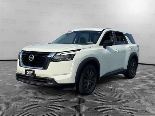 Glacier White 2023 Nissan Pathfinder S 4WD