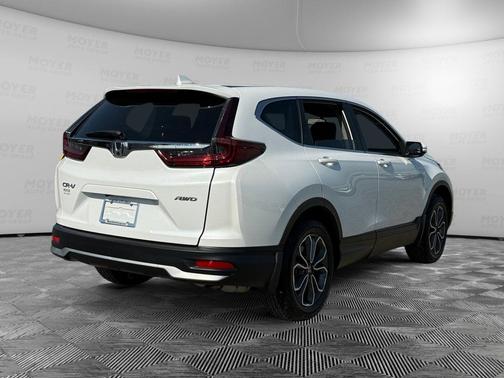 White 2021 Honda CR-V AWD EX-L
