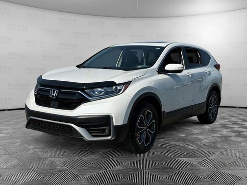 White 2021 Honda CR-V AWD EX-L