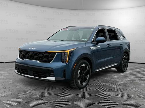 Mineral Blue 2025 Kia Sorento Hybrid SX Prestige