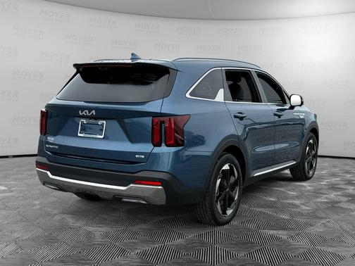 Mineral Blue 2025 Kia Sorento Hybrid SX Prestige