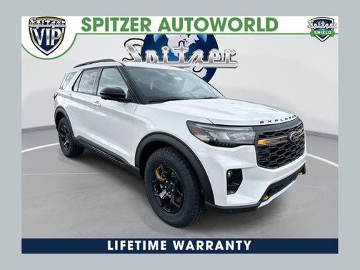 Star White Metallic Tri-Coat 2026 Ford Explorer Tremor