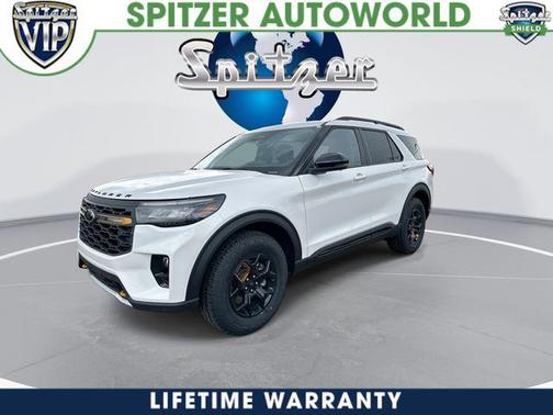 Star White Metallic Tri-Coat 2026 Ford Explorer Tremor