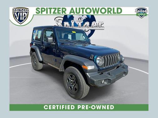 Fathom Blue Pearlcoat 2025 Jeep Wrangler Sport