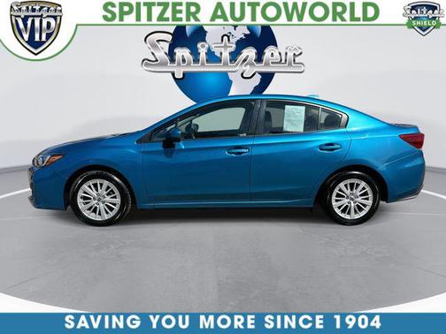 Island Blue Pearl 2018 Subaru Impreza 2.0i Premium