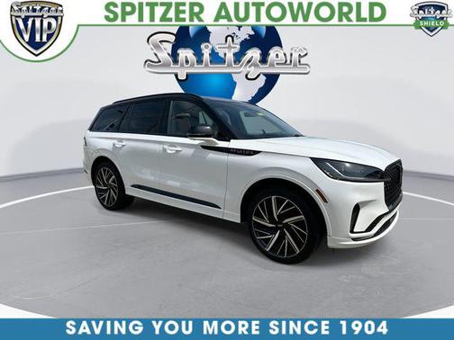 PRISTINE WHITE MET 3C 2025 Lincoln Aviator Black Label AWD