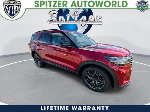 Rapid Red Metallic Tinted Clearcoat 2026 Ford Explorer ST-Line