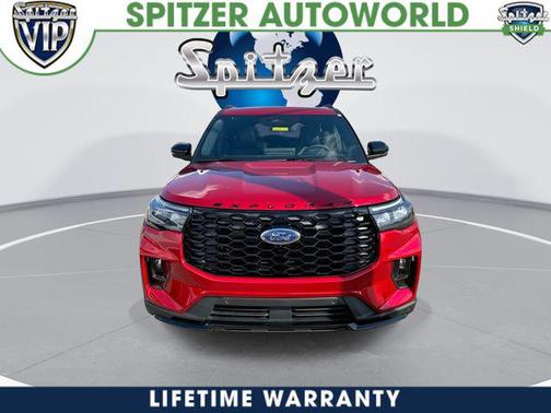 Rapid Red Metallic Tinted Clearcoat 2026 Ford Explorer ST-Line