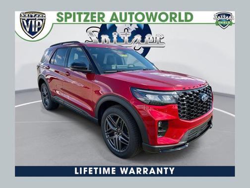 Rapid Red Metallic Tinted Clearcoat 2026 Ford Explorer ST-Line