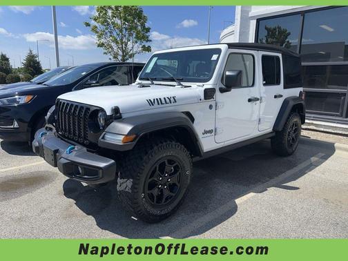 Bright White Clearcoat 2023 Jeep Wrangler 4xe Base