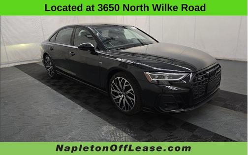 Mythos Black Metallic 2023 Audi A8 L 55 TFSI quattro Tiptronic