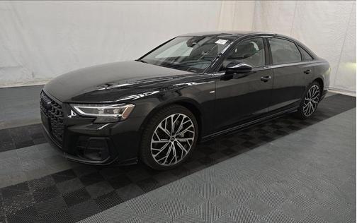 Mythos Black Metallic 2023 Audi A8 L 55 TFSI quattro Tiptronic