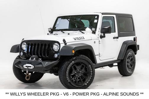 Bright White Clearcoat 2016 Jeep Wrangler Willys Wheeler