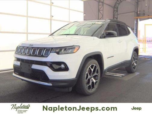 Bright White Clearcoat 2025 Jeep Compass Limited