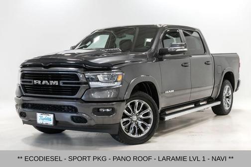 Granite Crystal Metallic Clearcoat 2020 RAM 1500 Laramie