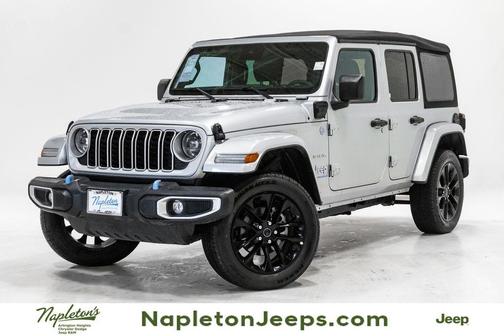 Silver Zynith Clearcoat 2024 Jeep Wrangler 4xe Sahara
