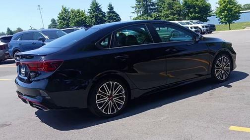 Aurora Black 2024 Kia Forte GT