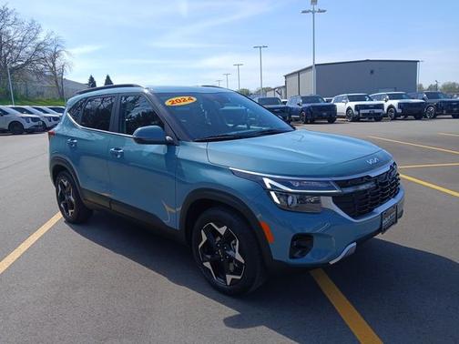 Pluton Blue 2024 Kia Seltos EX