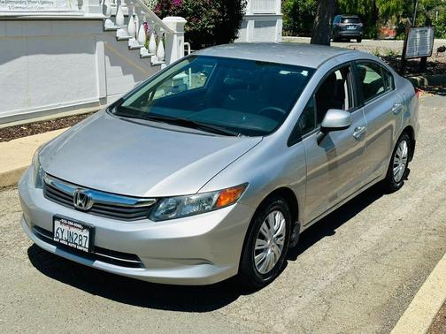 Silver 2012 Honda Civic LX