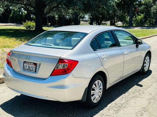 Silver 2012 Honda Civic LX