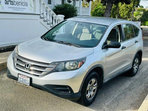 Alabaster Silver Metallic 2014 Honda CR-V LX