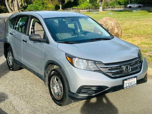 Alabaster Silver Metallic 2014 Honda CR-V LX