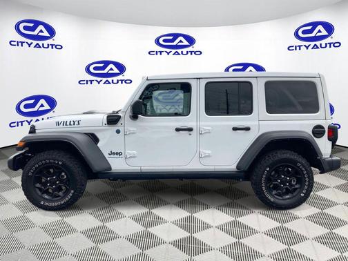 Bright White Clearcoat 2023 Jeep Wrangler 4xe Base