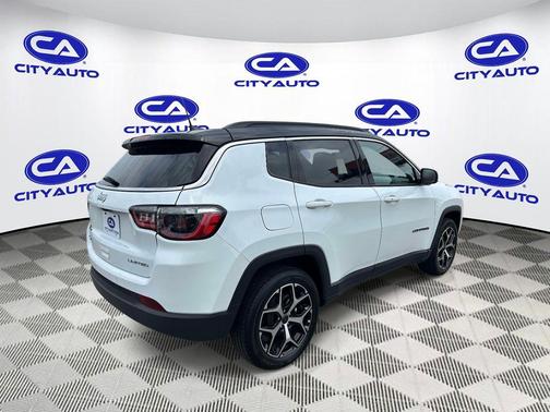 Bright White Clearcoat 2025 Jeep Compass Limited