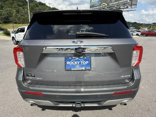 Gray 2022 Ford Explorer Limited