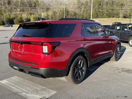 Rapid Red Metallic Tinted Clearcoat 2026 Ford Explorer ST-Line