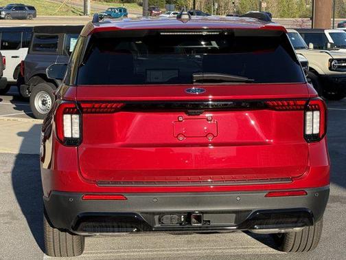 Rapid Red Metallic Tinted Clearcoat 2026 Ford Explorer ST-Line