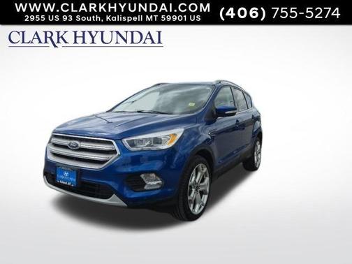 Lightning Blue Metallic 2019 Ford Escape Titanium