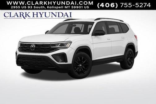 Pure White 2025 Volkswagen Atlas 2.0T Peak Edition