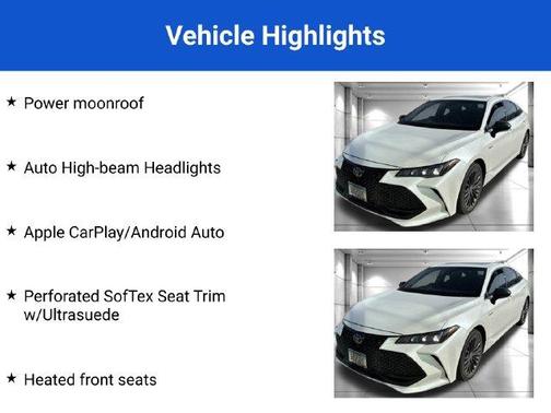 Pearl 2021 Toyota Avalon Hybrid XSE