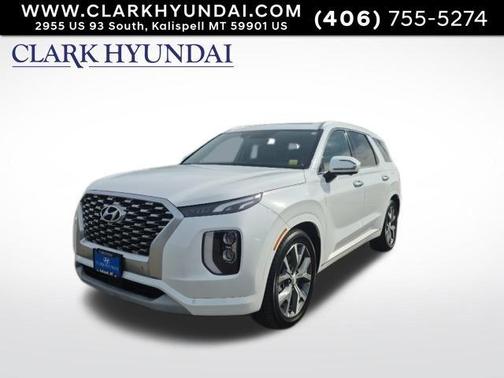 Hyper White 2021 Hyundai PALISADE Limited