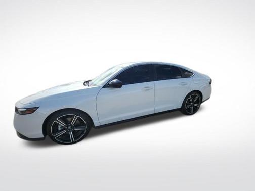 White 2023 Honda Accord Hybrid Sport