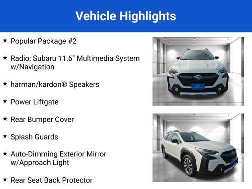 Crystal White Pearl 2025 Subaru Outback Limited