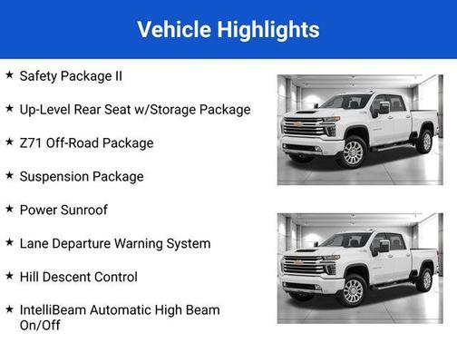 White 2022 Chevrolet Silverado 3500 High Country