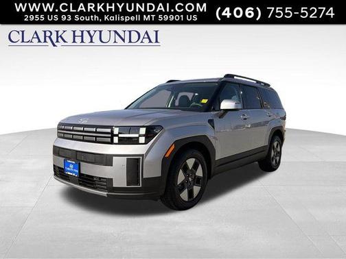 Shimmering Silver 2026 Hyundai SANTA FE HEV SEL