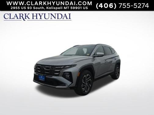 Shimmering Silver 2026 Hyundai TUCSON Hybrid Limited