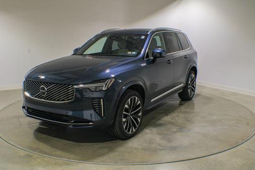 Denim Blue Metallic 2026 Volvo XC90 Plus, B6 AWD Gas (mild hybrid), Gasoline, Bright, 7 Seats