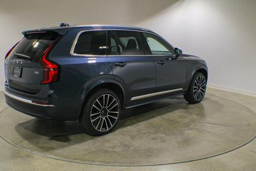 Denim Blue Metallic 2026 Volvo XC90 Plus, B6 AWD Gas (mild hybrid), Gasoline, Bright, 6 Seats