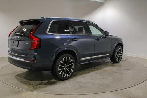 Denim Blue Metallic 2026 Volvo XC90 Plus, B6 AWD Gas (mild hybrid), Gasoline, Bright, 7 Seats