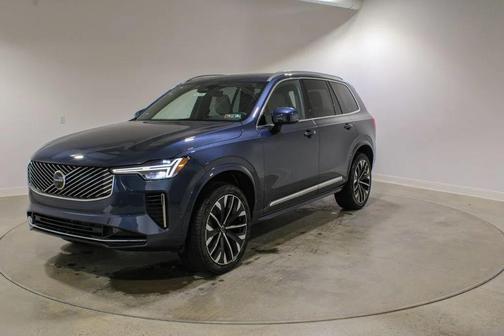 Denim Blue Metallic 2026 Volvo XC90 Plus, B6 AWD Gas (mild hybrid), Gasoline, Bright, 7 Seats