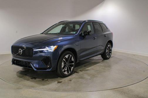 Denim Blue Metallic 2026 Volvo XC60 Plug-In Hybrid Plus, T8 AWD Electric/Gasoline, Dark