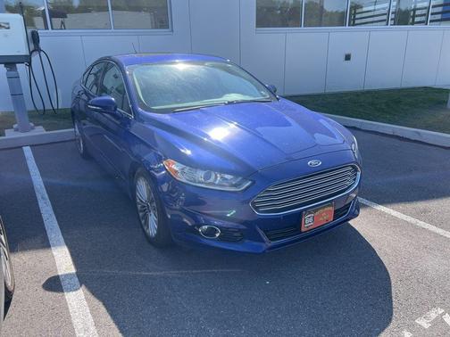Deep Impact Blue 2015 Ford Fusion Titanium