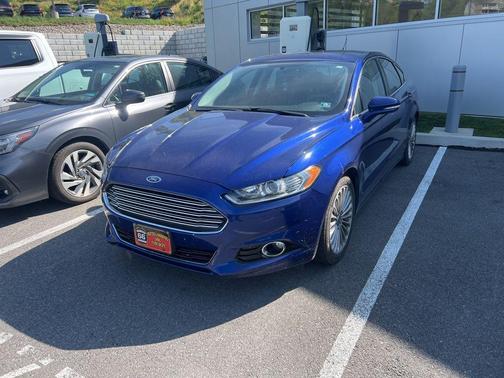 Deep Impact Blue 2015 Ford Fusion Titanium
