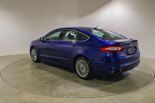 Deep Impact Blue 2015 Ford Fusion Titanium