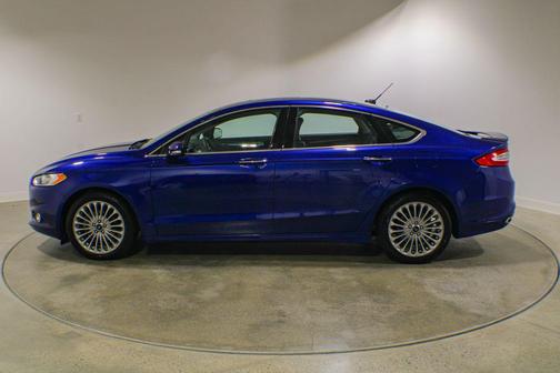 Deep Impact Blue 2015 Ford Fusion Titanium