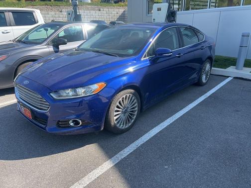 Deep Impact Blue 2015 Ford Fusion Titanium